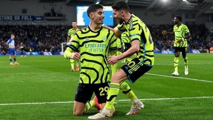 Menang Atas Brighton, Arsenal Sementara Kudeta Posisi Puncak 9 Menang Atas Brighton, Arsenal Sementara Kudeta Posisi Puncak