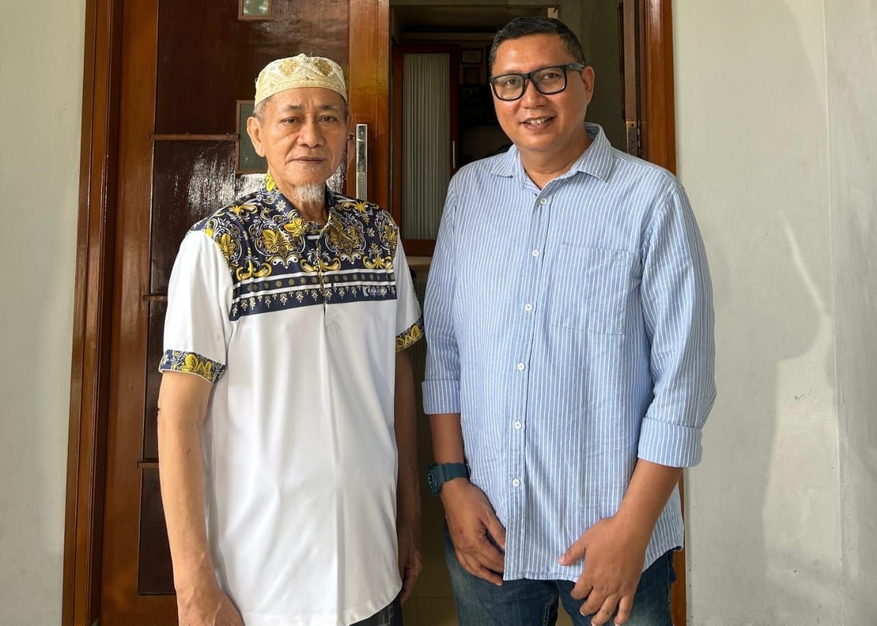 Sambangi Kediaman Tokoh Banten, Achmad Herwandi : Saya Minta Doa buat Niatan Maju Pilkada Kota Serang