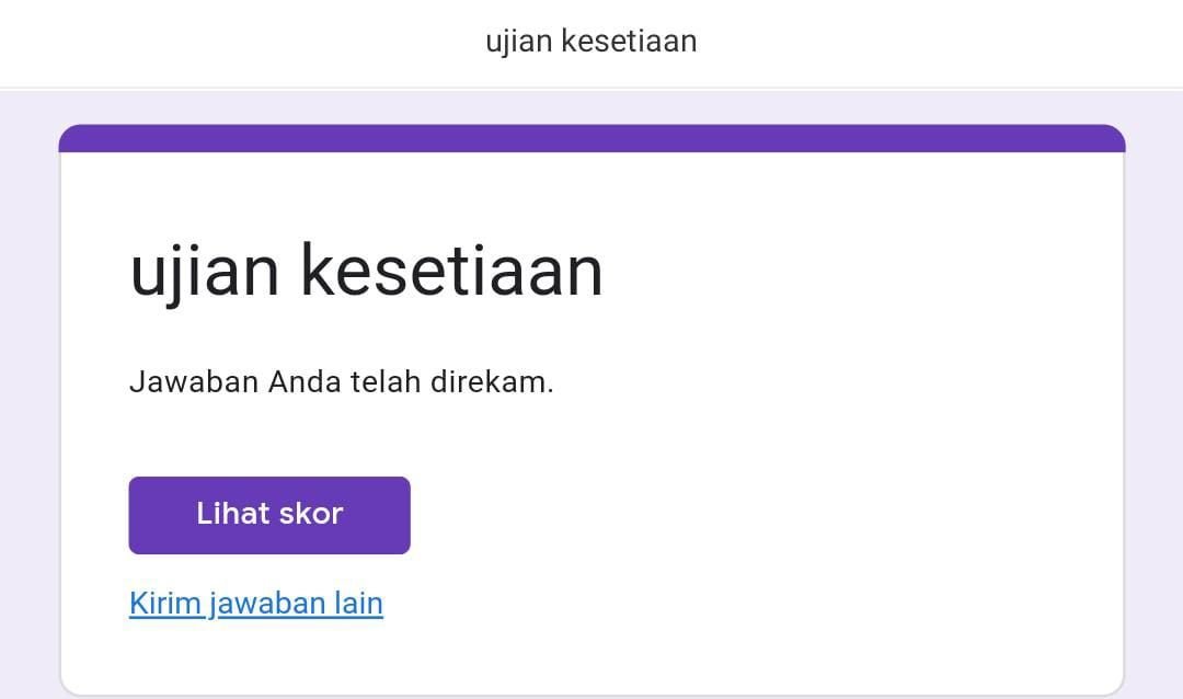 No Drama! Ini Link Ujian Kesetiaan Docs Google Form, Cek Skor Level Setia Kamu Disini 6 No Drama! Ini Link Ujian Kesetiaan Docs Google Form, Cek Skor Level Setia Kamu Disini