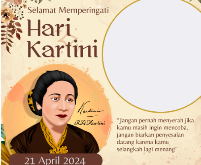 GRATIS! 15 Link Twibbon Hari Kartini 2024, Desain Unik dan Kekinian Cocok Diunggah di Media Sosial dan WA 1 GRATIS! 15 Link Twibbon Hari Kartini 2024, Desain Unik dan Kekinian Cocok Diunggah di Media Sosial dan WA