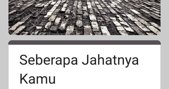 Ketahui Seberapa Jahat Kamu Melalui Link Tes Ujian Docs Google Form, Yakin Kamu Si Paling Baik? 1 Ketahui Seberapa Jahat Kamu Melalui Link Tes Ujian Docs Google Form, Yakin Kamu Si Paling Baik?