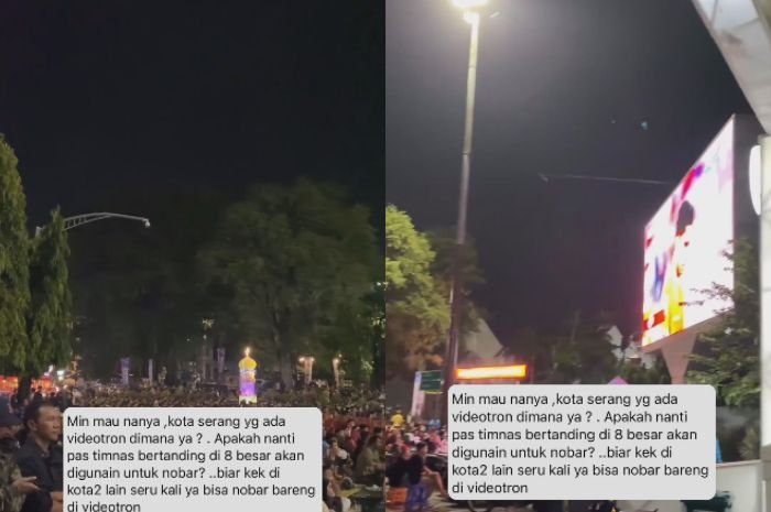 Warga Kota Serang Berharap Ada Videotron untuk Nonton Timnas Indonesia vs Korea Selatan di 8 Besar Piala Asia U23