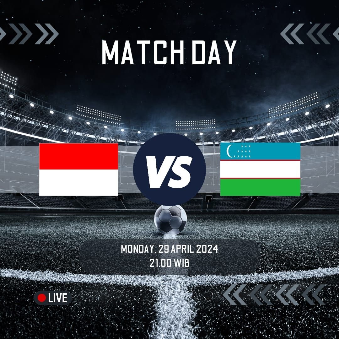 Klik di Sini! Link Live Streaming Indonesia vs Uzbekistan di Semifinal Piala Asia U23 2024