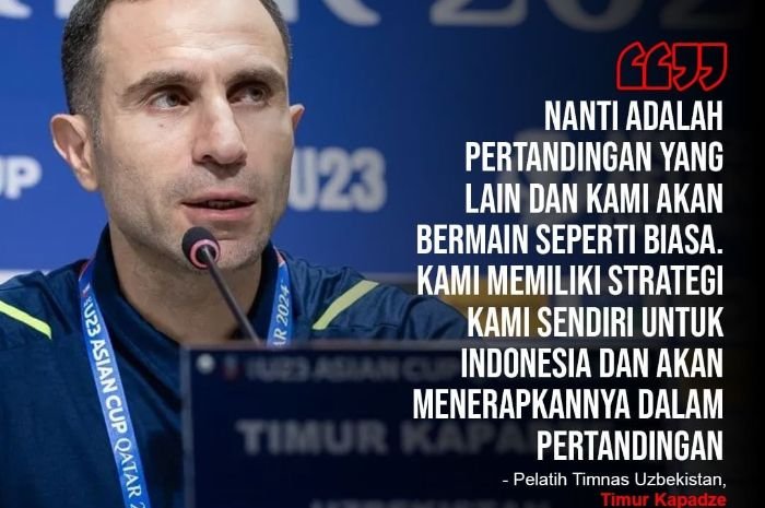 Pelatih Uzbekistan Kagumi Perkembangan Timnas Indonesia U23, Begini Katanya