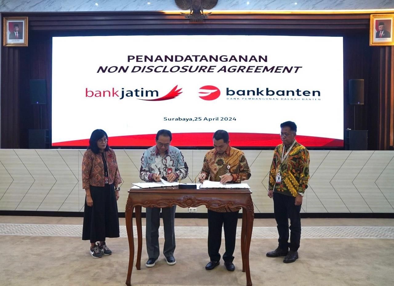 Bank Banten Catat Laba Bersih Rp2,06 Miliar di Kuartal I 2024, Jadi Modal Kuat KUB Dengan Bank Jatim