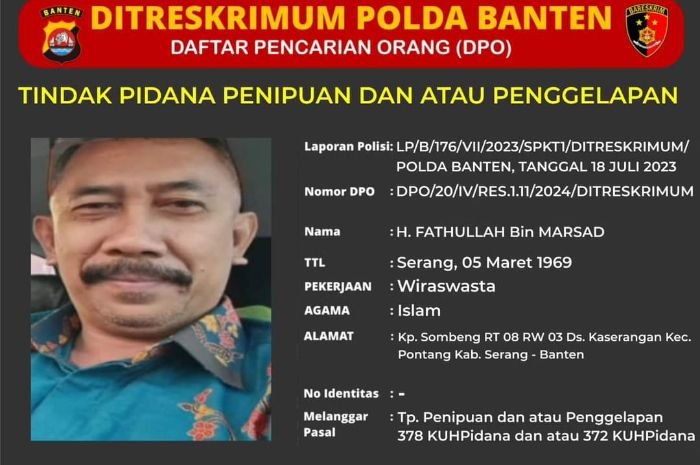 Tipu Jamaah Umroh Hingga Ratusan Juta, Warga Pontang Jadi Buruah Polda Banten