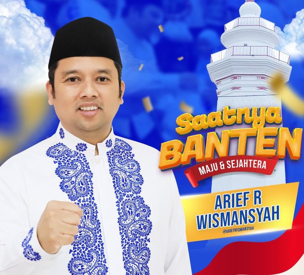 Resmi, Arief Wismansyah umumkan maju di Pilkada Banten 10 Resmi, Arief Wismansyah umumkan maju di Pilkada Banten