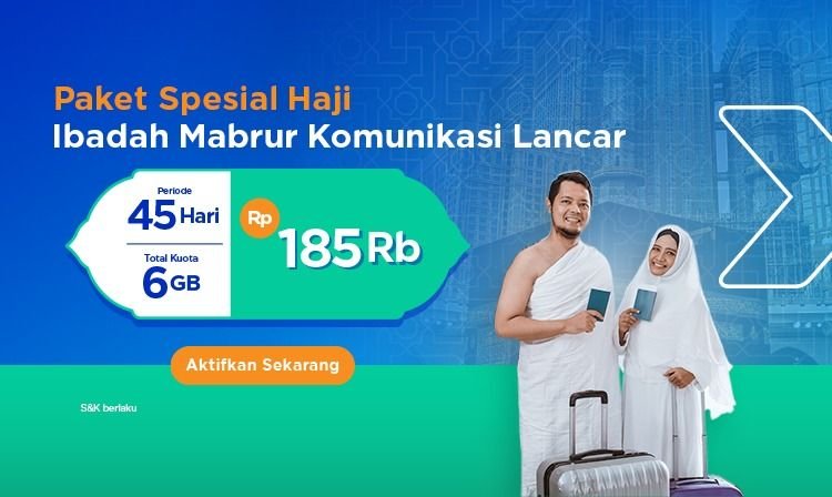 XL Axiata Hadirkan Kartu Perdana Khusus Haji, Tebus Rp345 Ribu Langsung Dapat Kuota 20 GB 1 XL Axiata Hadirkan Kartu Perdana Khusus Haji, Tebus Rp345 Ribu Langsung Dapat Kuota 20 GB