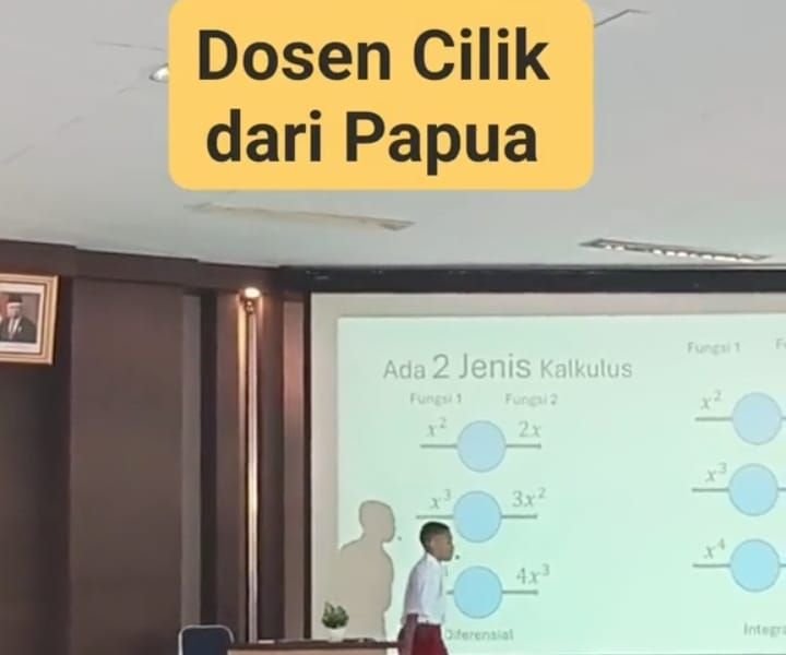 Viral Dosen Cilik Mengajar Mata Kuliah Kalkulus di Universitas Cendrawasih 4 Viral Dosen Cilik Mengajar Mata Kuliah Kalkulus di Universitas Cendrawasih