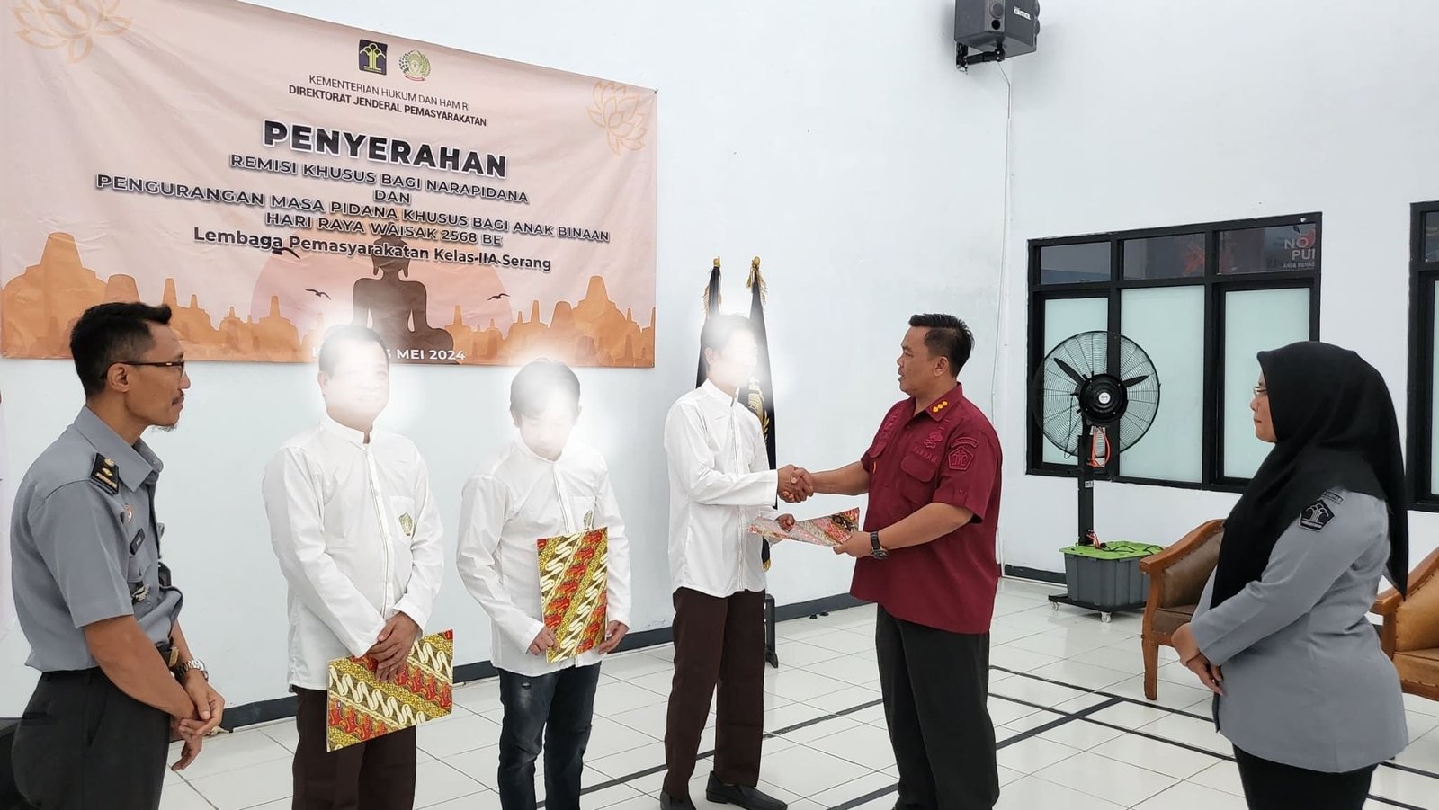 Rayakan Hari Waisak, 107 Narapidana di Provinsi Banten Dapat Remisi