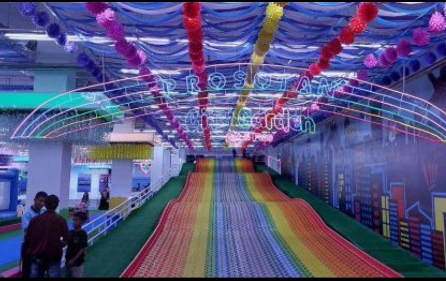 City Garden Eat and Play Bakal Hadir di Kota Serang, Pengunjung Bisa Main Rainbow Slide Sepuasnya