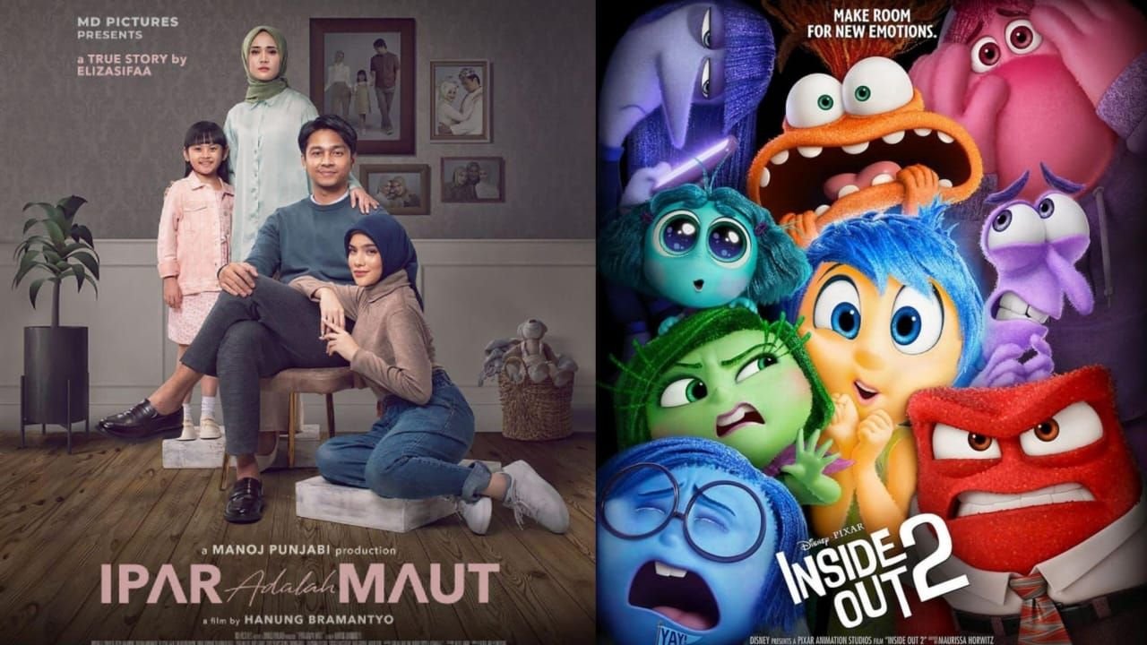 Daftar Tayang Film Bioskop di Kota Cilegon Hari Ini Beserta Harga Tiket, Ada Ipar Adalah Maut hingga Inside Out 2