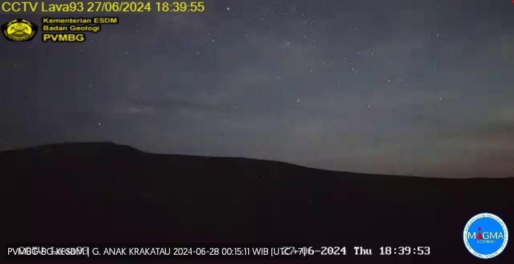 Bergetar! Gunung Anak Krakatau Alami Gempa Tektonik, Status Level II Waspada