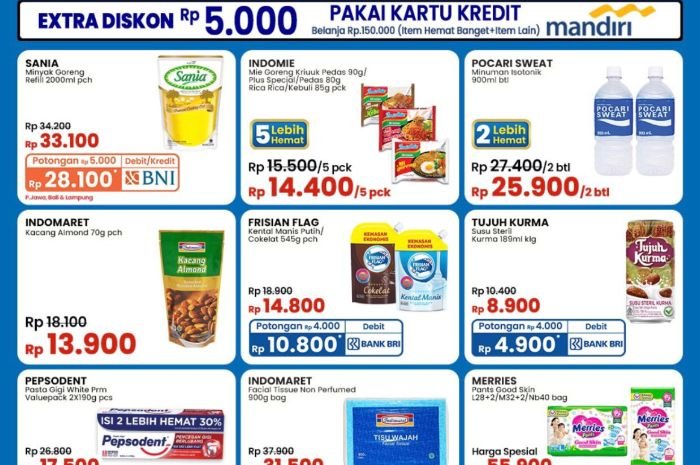 Update Promo JSM Indomaret Spesial Gajian 27 Juni - 3 Juli 2024 , Hemat Banget 2 Update Promo JSM Indomaret Spesial Gajian 27 Juni - 3 Juli 2024 , Hemat Banget