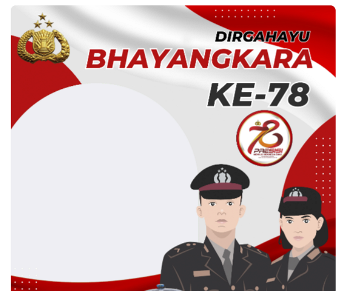 GRATIS! 15 Link Twibbon HUT Bhayangkara ke-78 Tahun 2024, Desain Keren dan Elegan Cocok Dibagikan di Media Sosial 1 GRATIS! 15 Link Twibbon HUT Bhayangkara ke-78 Tahun 2024, Desain Keren dan Elegan Cocok Dibagikan di Media Sosial