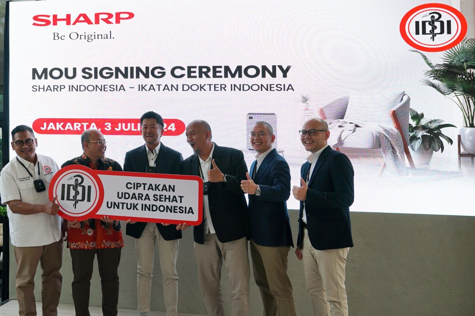 Gandeng IDI, Sharp Klaim Teknologi Plasmacluster Cegah Penyakit ISPA