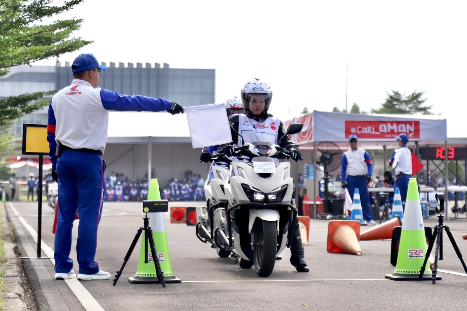 Bikin Berkendara Aman, 4.387 Instruktur Honda Ikuti Kompetisi Safety Riding
