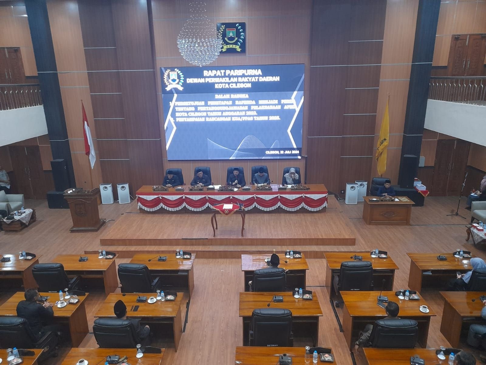Rapat Paripurna DPRD Kota Cilegon Ditunda karena Menunggu Anggota yang Niatnya akan Hadir