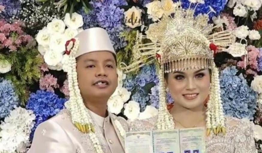 Sah! Dustin Tiffani dan Ditha Rizki Amalia Resmi Menikah