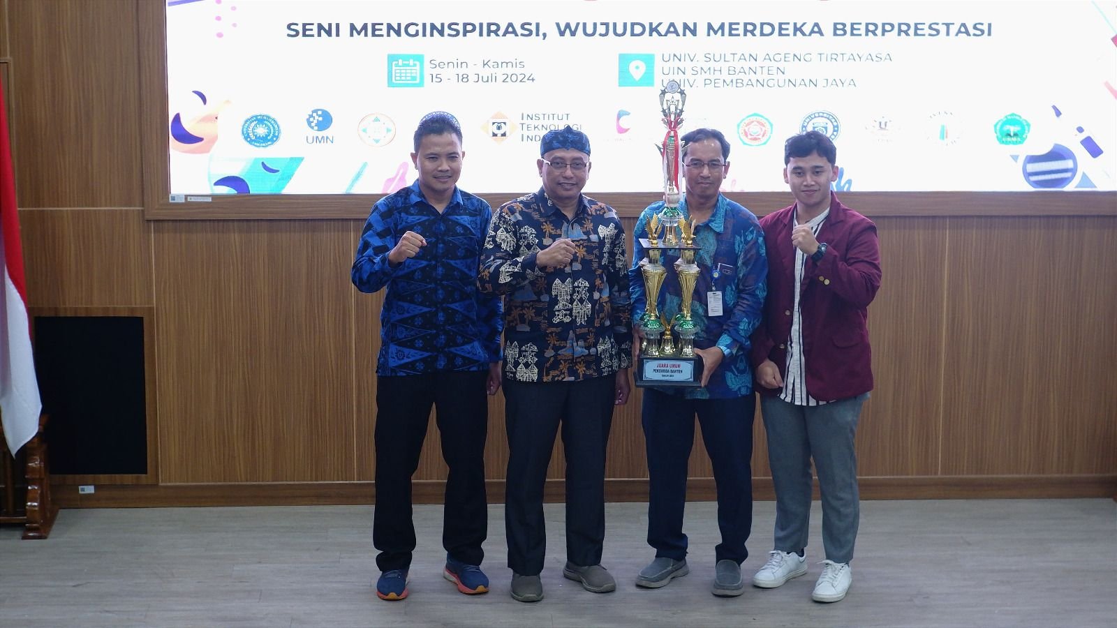 Jadi Wadah Mahasiswa Kembangkan Bakat di Bidang Seni, Peksimida Banten 2024 Resmi Ditutup