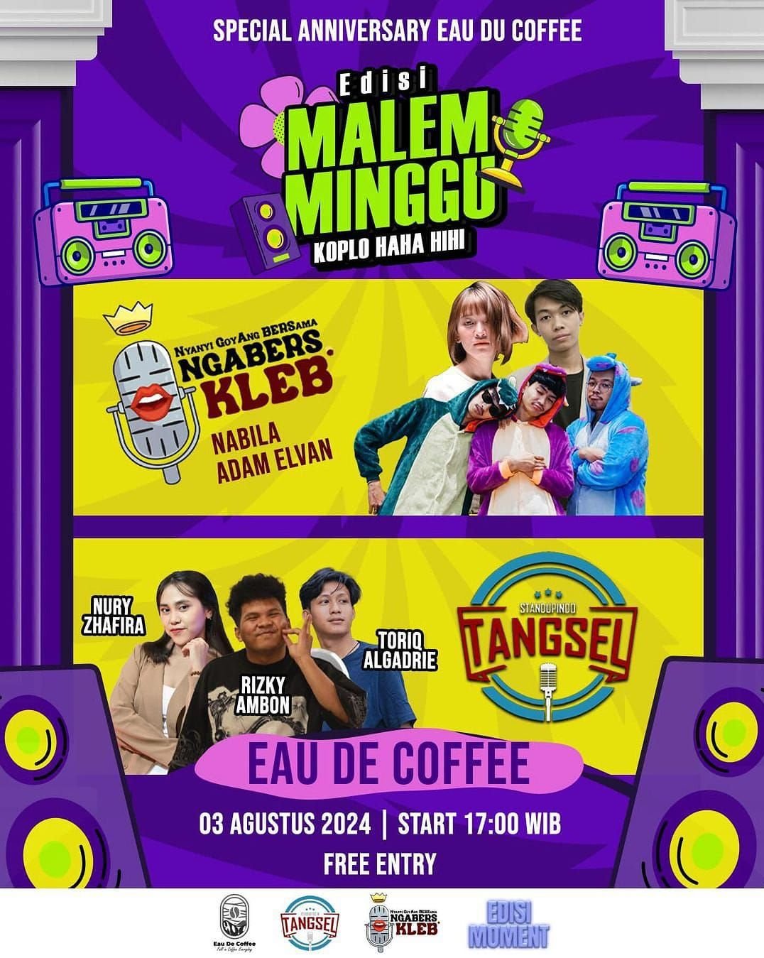 Warga Tangsel Kumpul! Ada Konser Musik Koplo dan Stand Up Komedi Malam ini!