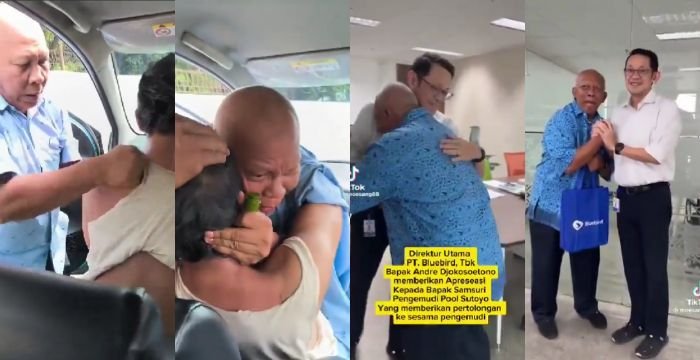 Nasib Samsuri Sopir Taksi yang Tolong Temannya yang Nyaris Pingsan, Dapat Apresiasi dari Bos Bluebird