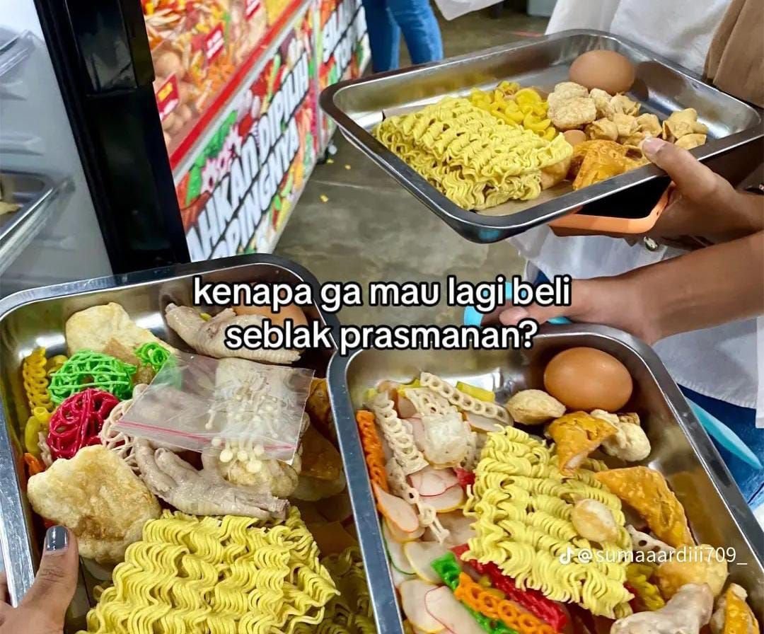 Viral Orang ini Kapok Jajan di Seblak Prasmanan, Ternyata Harganya Diluar Dugaan! 1 Viral Orang ini Kapok Jajan di Seblak Prasmanan, Ternyata Harganya Diluar Dugaan!