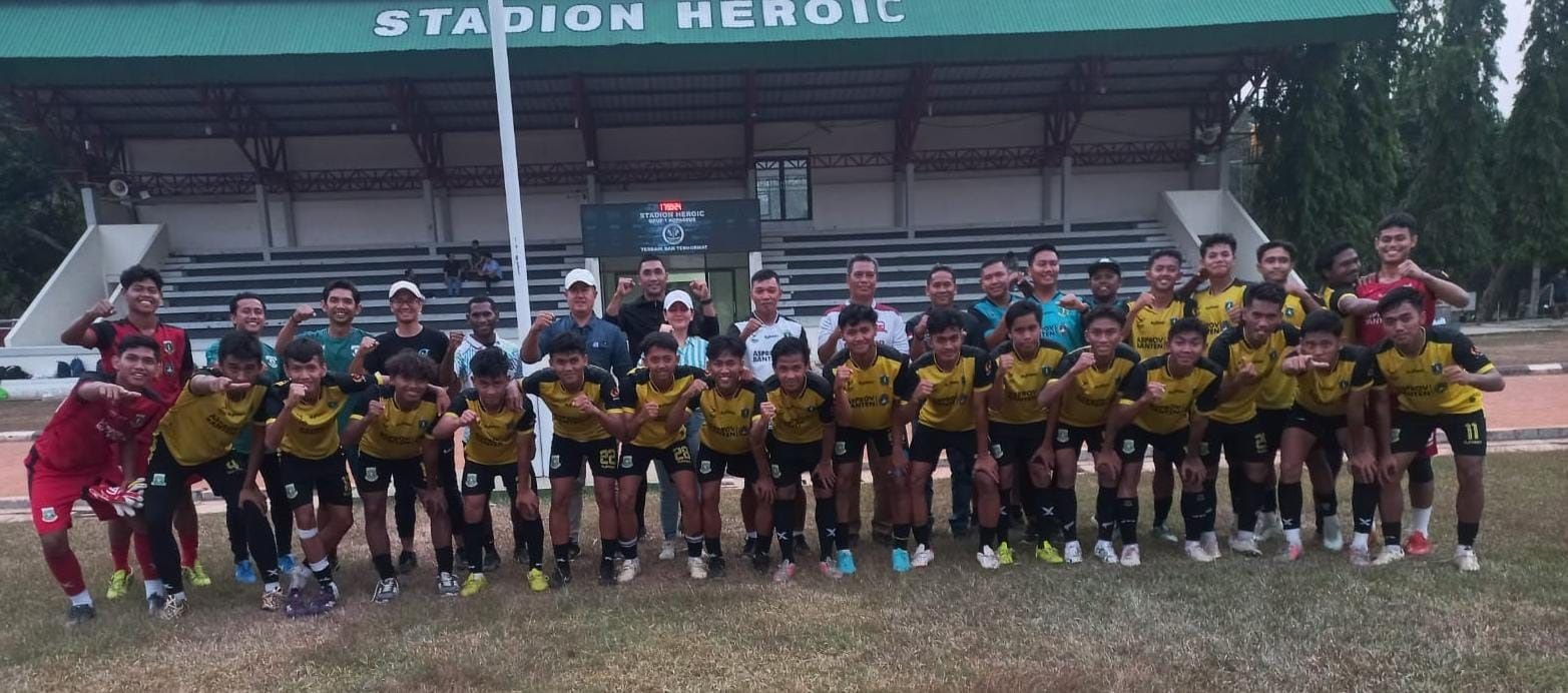 Tim PON Sepakbola Banten Terus Evaluasi Usai Kalahkan Perserang Jelang Berangkat PON