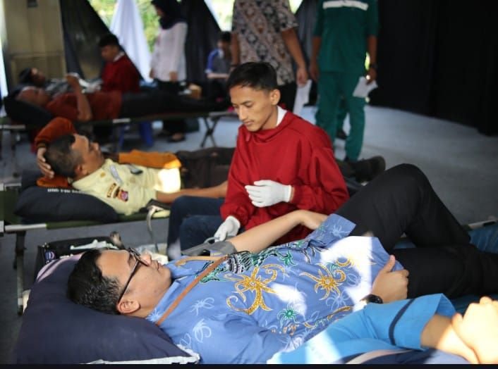 Kolaborasi BI Banten dan PMI Serang, Hasilkan 350 Kantong Darah di Momen HUT RI ke 79