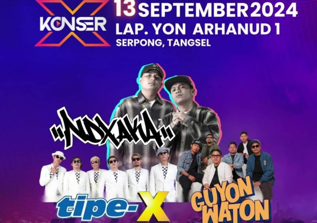 NDX AKA dan Tipe X Meriahkan Konser X di Serpong Tangsel!