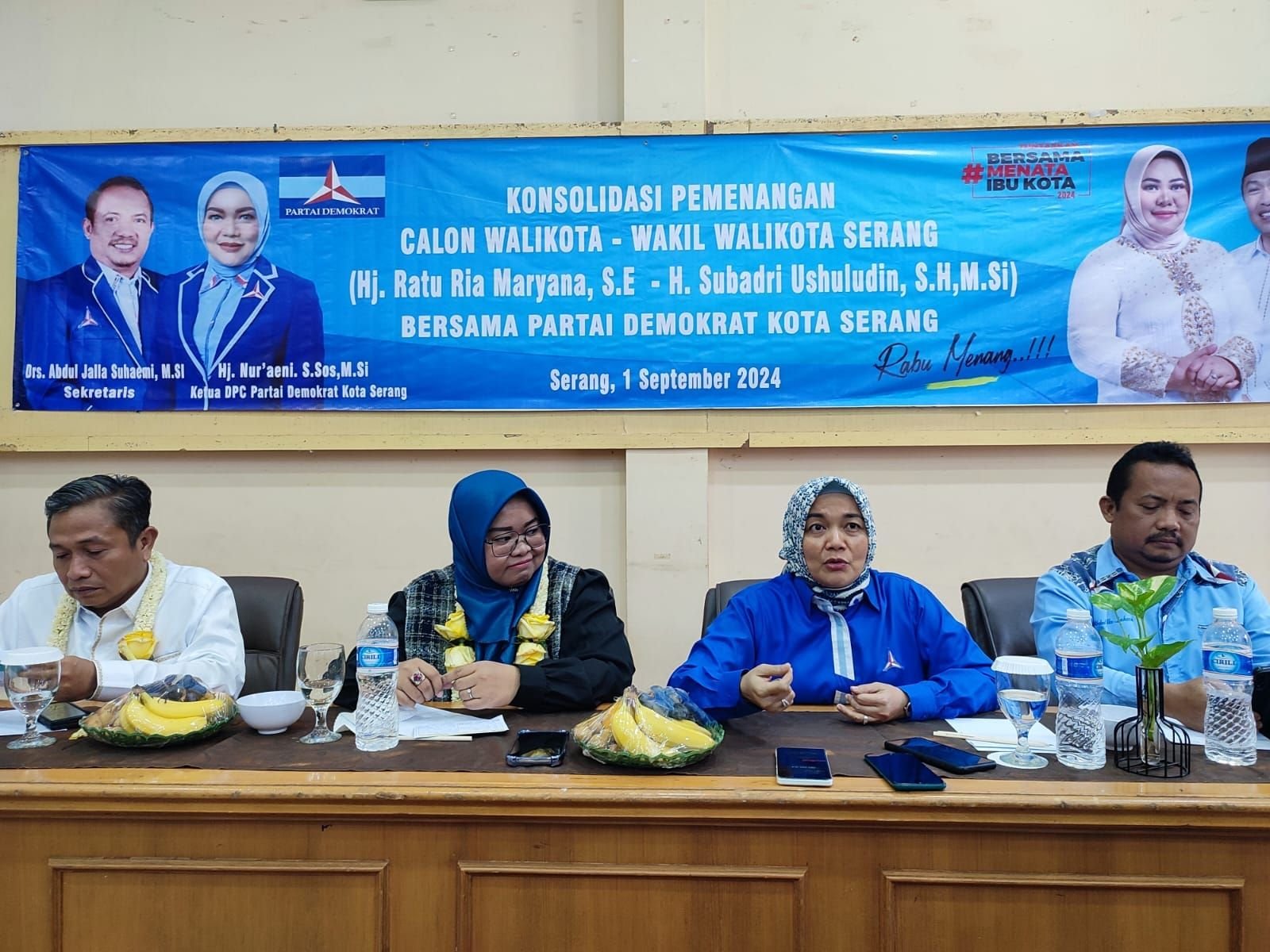 Demokrat Mulai Panaskan Mesin Partai, Siap Antarkan Ria-Subadri Menangkan Pilkada Kota Serang