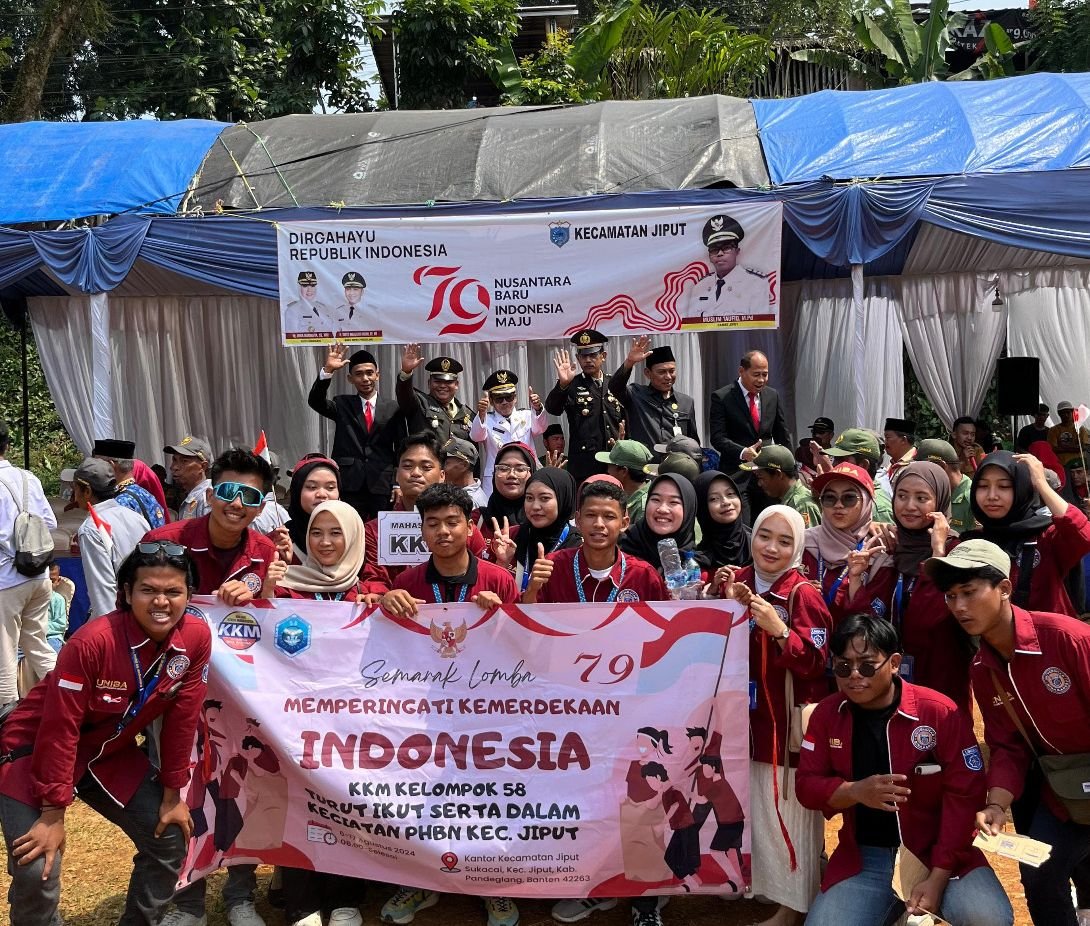 Kelompok 58 KKM Uniba Gelar Hari Besar Nasional di Desa Sukacai