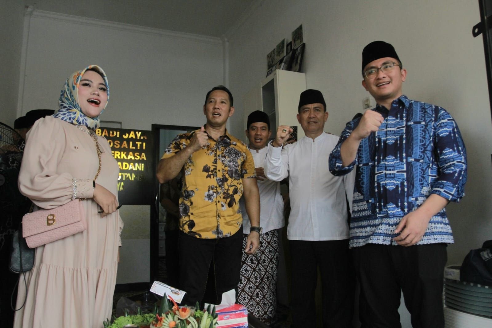 Resmikan Posko Pemenangan Relawan, Andika Hazrumy: Insya Allah Menang