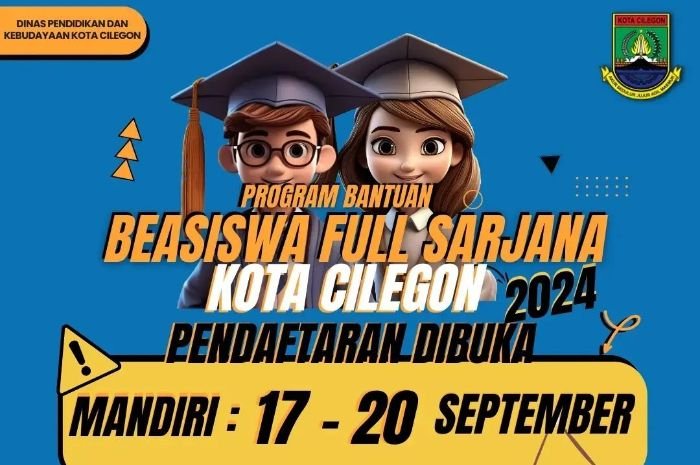 Dinas Pendidikan Kota Cilegon Sediakan Program Bantuan Beasiswa Full Sarjana 2024