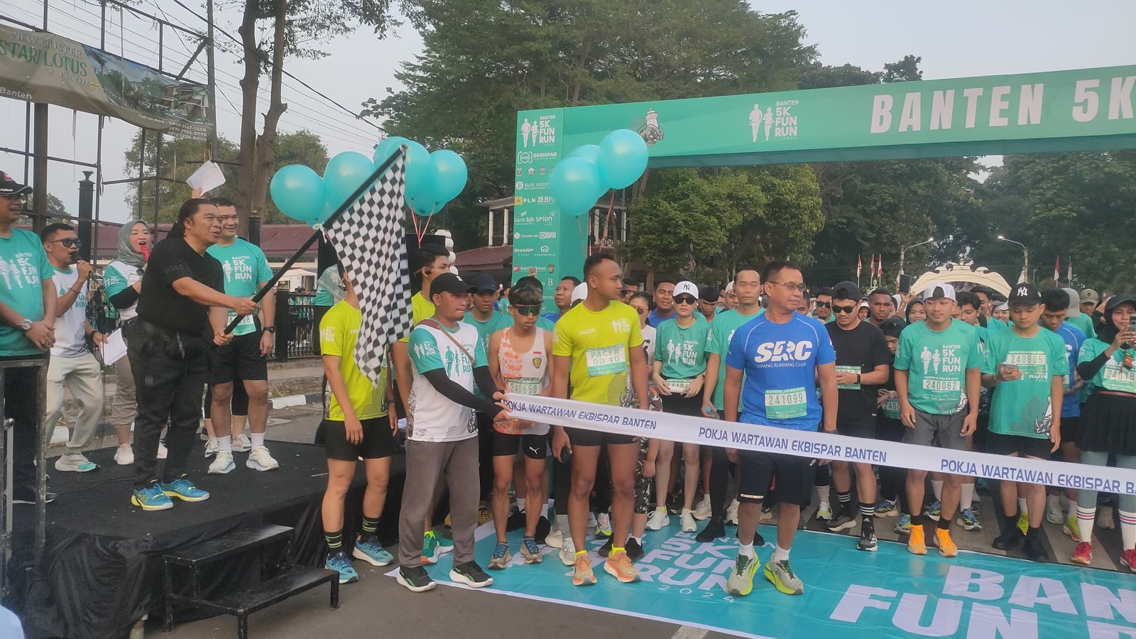 1.200 Pelari Hijaukan Kota Serang di Banten 5K Fun Run 2024