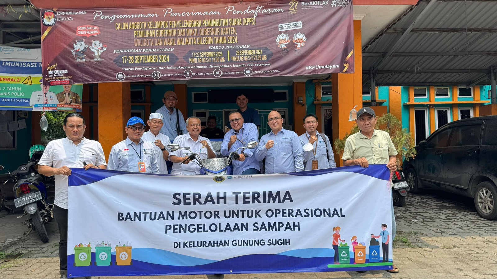 Dukung Ekonomi Sirkular Pengelolaan Sampah, Chandra Asri Group Salurkan Cator ke Kelurahan Gunung Sugih