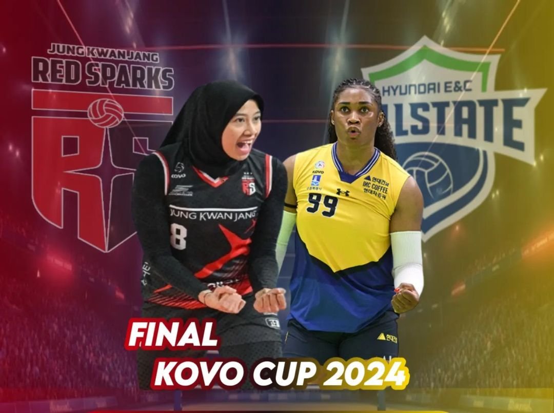 Link Streaming Final KOVO Cup 2024: Reds Sparks vs Hyundai Hillstate, Megawati Hangestri Angkat Trofi? 1 Link Streaming Final KOVO Cup 2024: Reds Sparks vs Hyundai Hillstate, Megawati Hangestri Angkat Trofi?