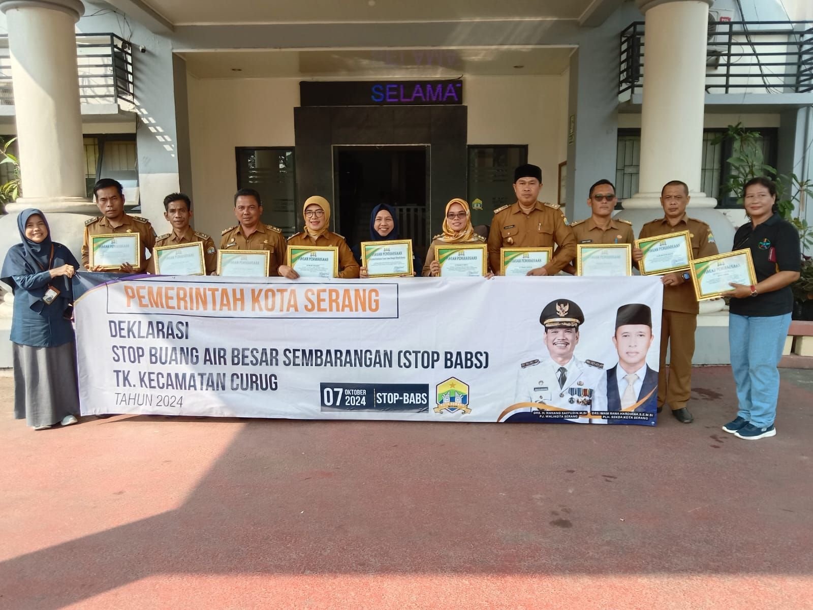 Setelah 2 Tahun, Kecamatan Curug Deklarasi Stop Buang Air Besar Sembarangan