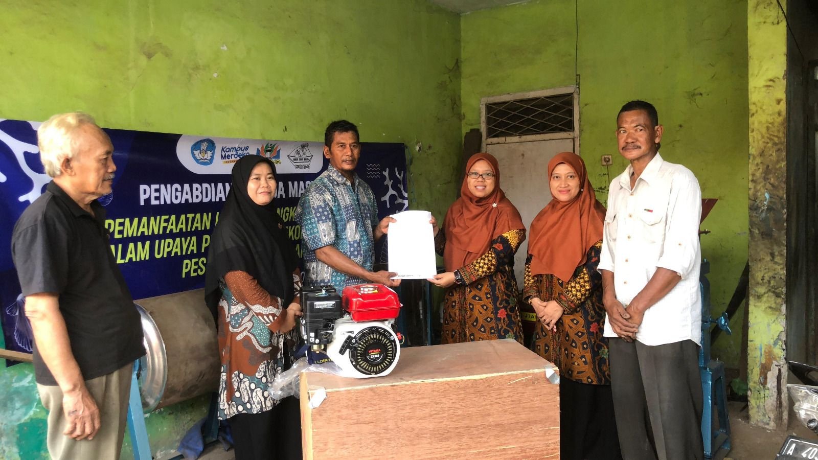 Hibah DPTRM Kemdikbud Ristekdikti, Unbaja Bantu Pengolah Limbah Cangkang Kerang Hijau 1 Hibah DPTRM Kemdikbud Ristekdikti, Unbaja Bantu Pengolah Limbah Cangkang Kerang Hijau