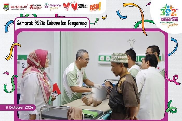 Meriahkan HUT Kabupaten Tangerang Ke-392, Pemkab Adakan Khitan Massal