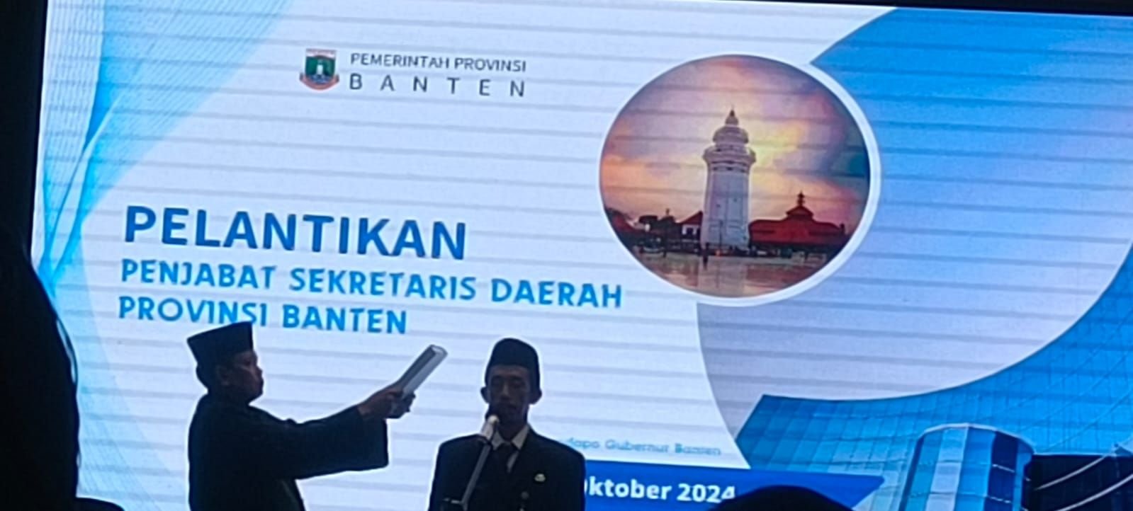 Usman Assiddiqi Qohara Gantikan Virgojanti sebagai Pj Sekda Provinsi Banten