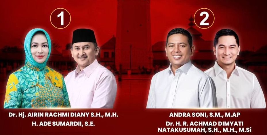 UPDATE Hasil Quick Count Pilgub Banten 2024: Andra-Dimyati Unggul di 2 Lembaga Survei 1 Jangan Ketinggalan! Malam Ini Debat Perdana Calon Gubernur dan Wakil Gubernur Banten 2024