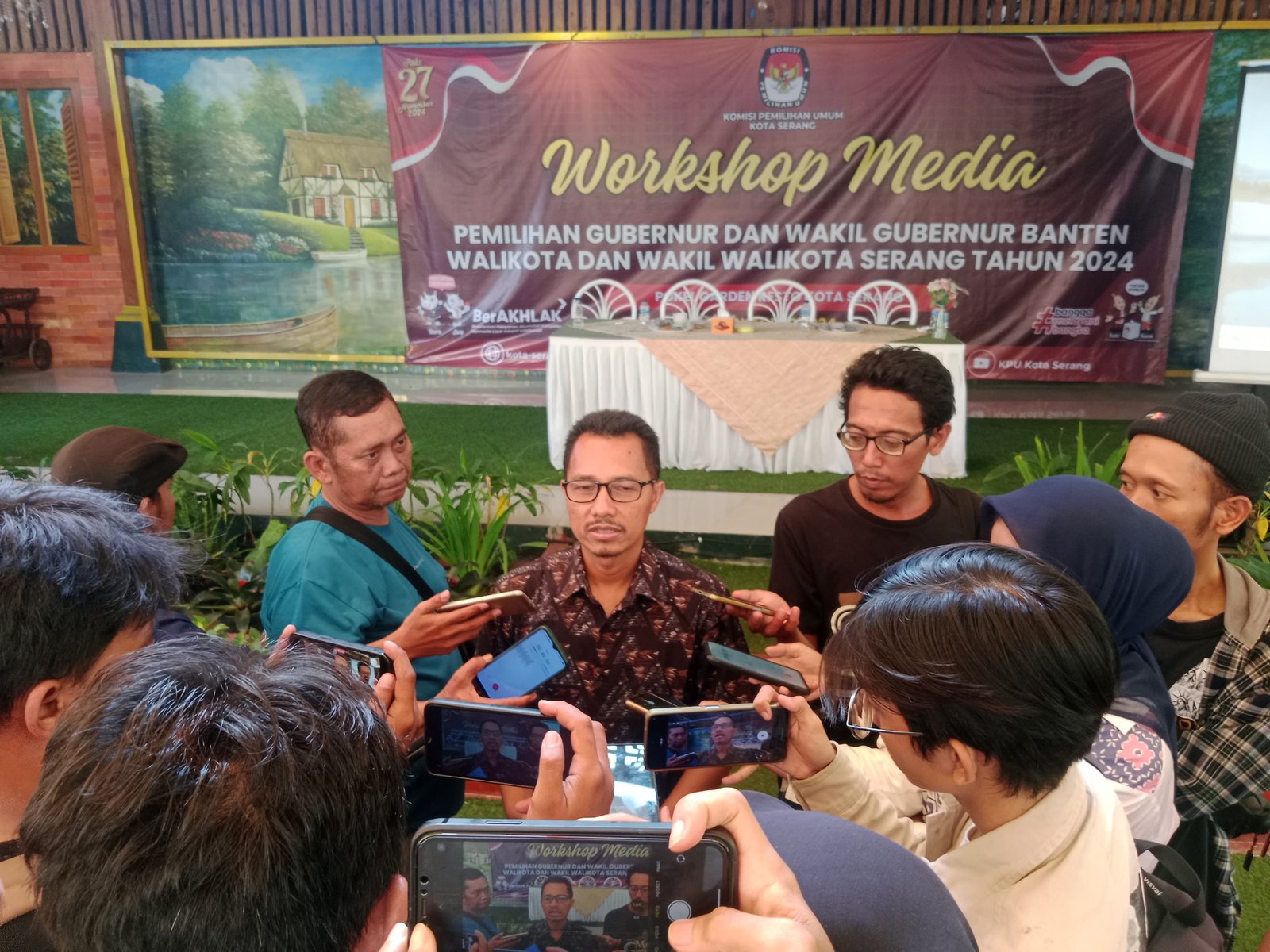 Tingkatkan Partisipasi Pemilih 80 Persen, KPU Kota Serang Gandeng Wartawan