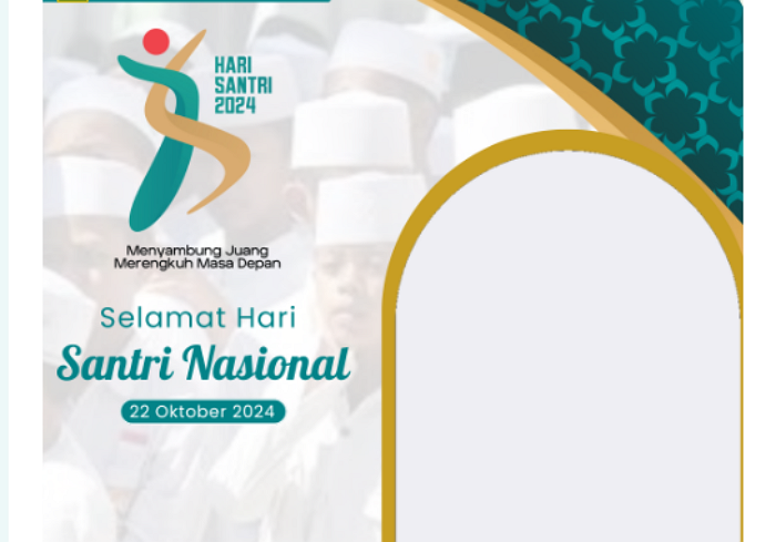GRATIS! 15 Link Twibbon Hari Santri Nasional 2024, Desain Keren dan Kekinian Cocok Dibagikan di Medsos