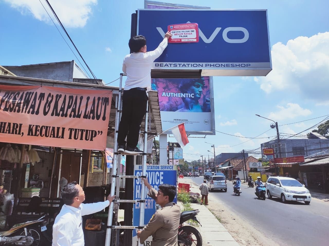 Nunggak Pajak, Pengusaha Reklame di Pandeglang Kena Teguran