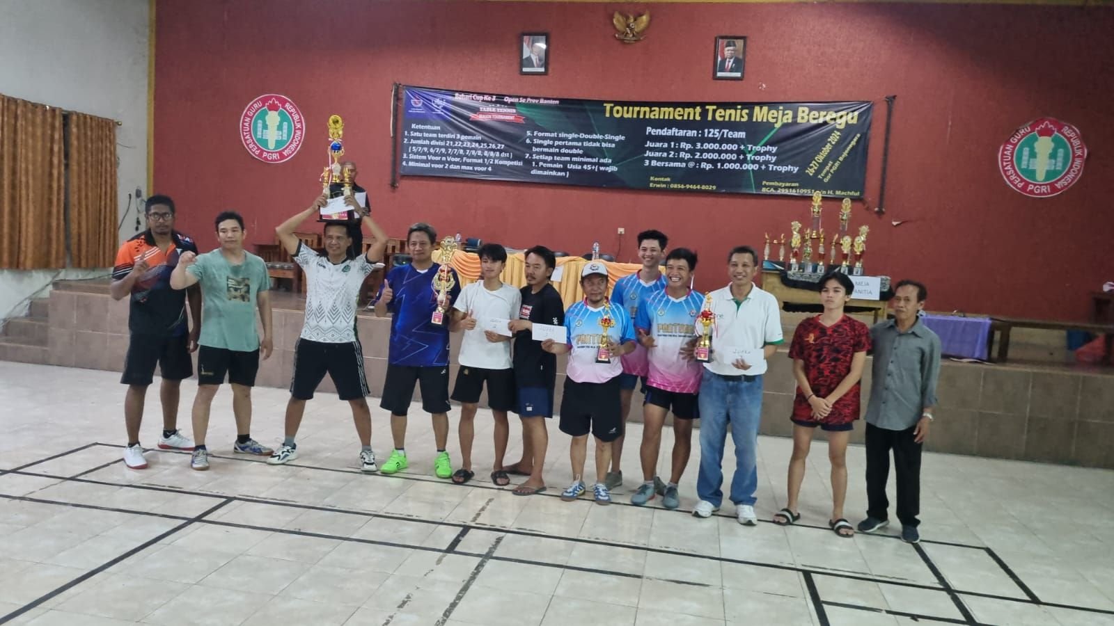 Turnamen Tenis Meja PTM Bahari Cup 3, Klub Joglo 5 Raih Juara 1 Turnamen Tenis Meja PTM Bahari Cup 3, Klub Joglo 5 Raih Juara