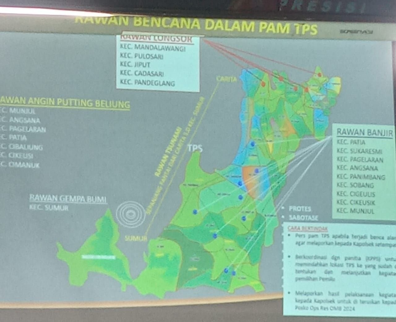Pandeglang Rawan Diterjang Bencana Alam Selama Pilkada 2024, Berikut Data Kerawanan Bencana