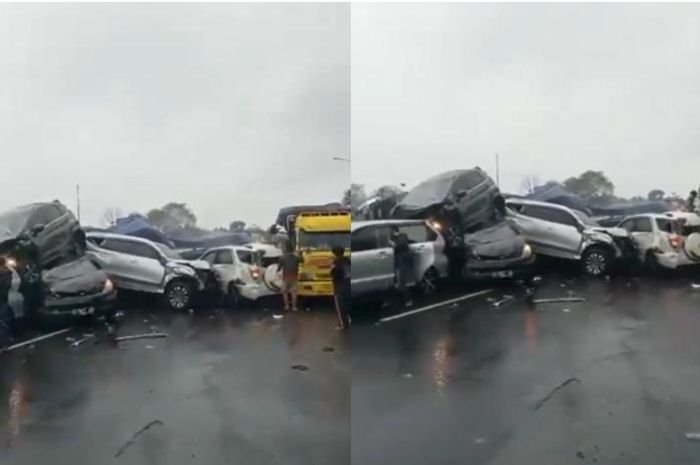 Update Kecelakaan Beruntun di Tol Cipularang KM 92, Mobil Bertumpuk hingga Jalur Arah Jakarta Ditutup