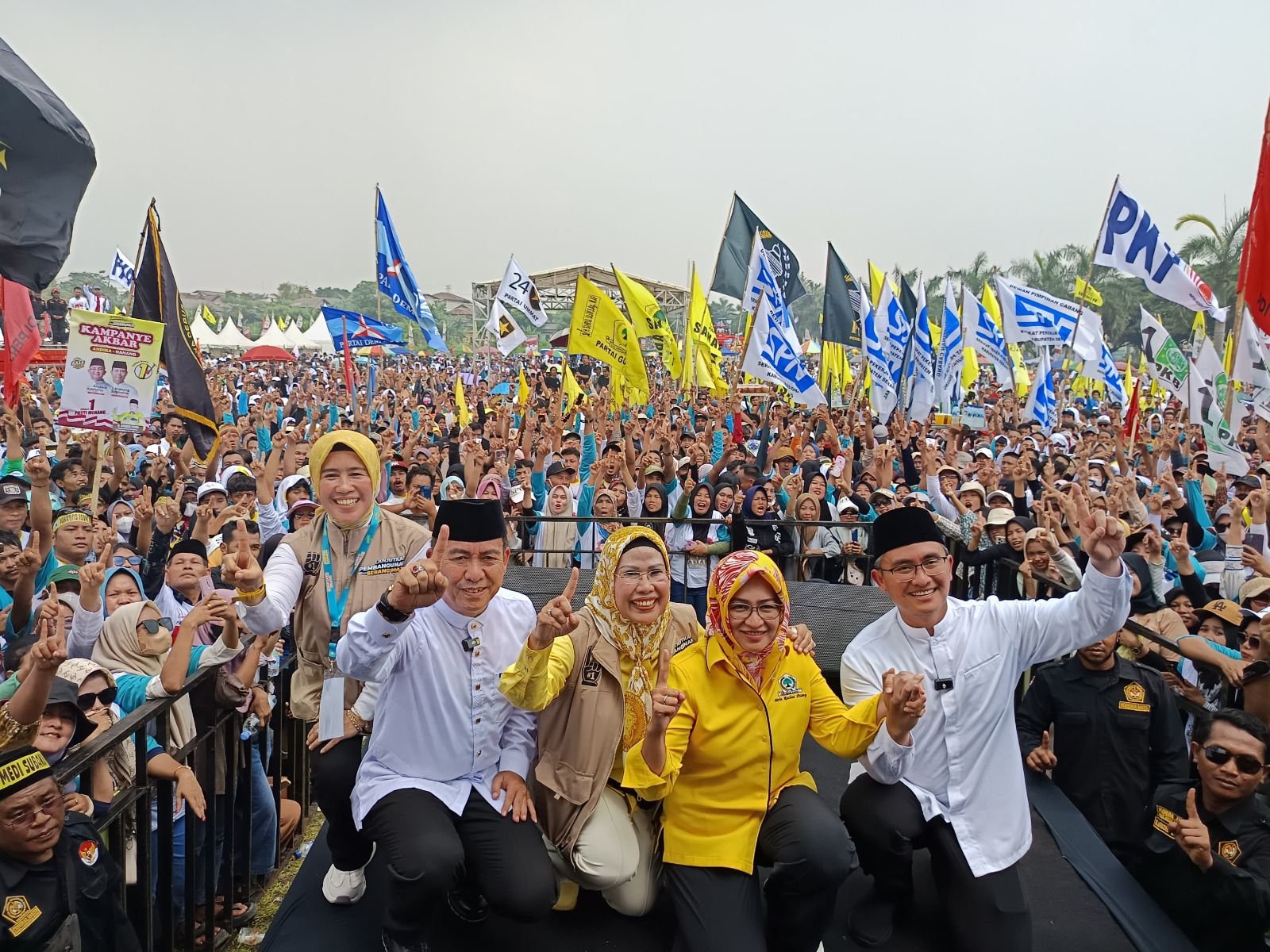 Andika-Nanang Janji Lanjutkan Pembangunan Kabupaten Serang, Jalan Mulus Bakal Bertambah Banyak