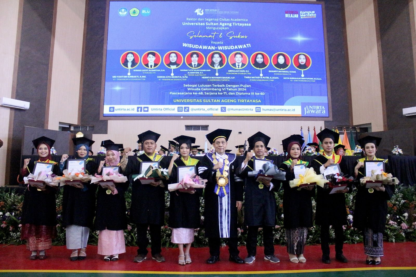 Menteri Desa dan Pembangunan Daerah Tertinggal Hadiri Wisuda Gelombang VI Untirta